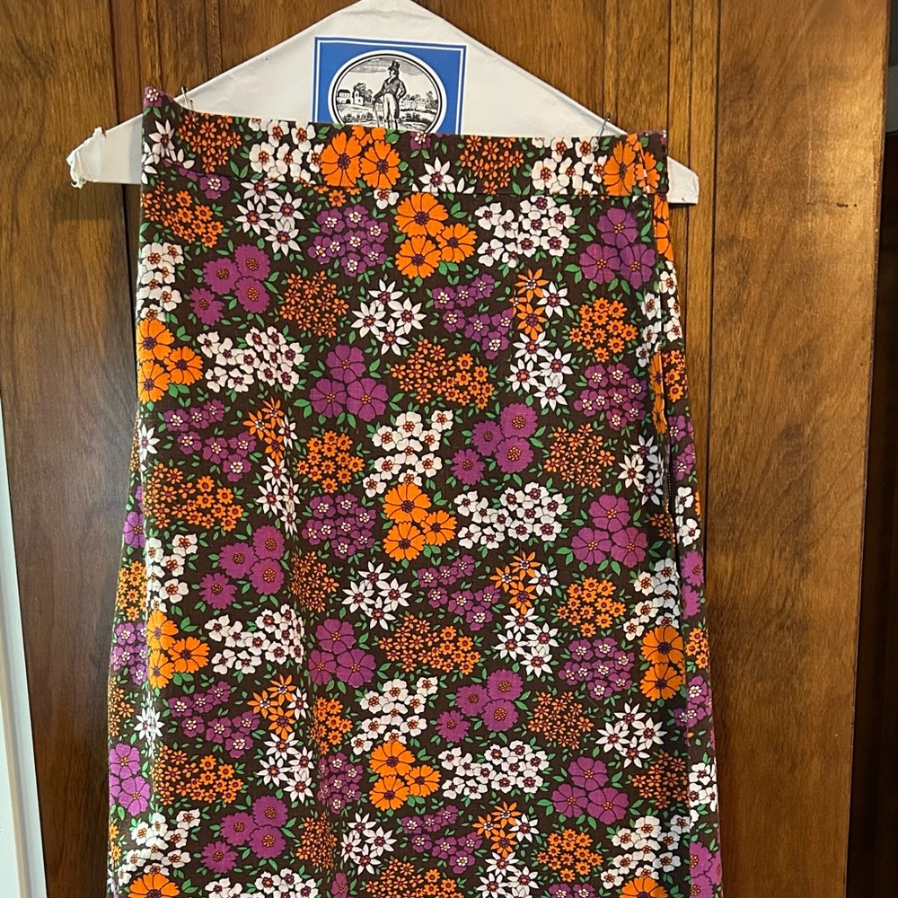 1970s vint maxi skirt!